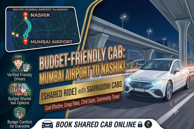 How to Book a Budget-Friendly Mumbai Airport to Nashik Shared Cab Service Online